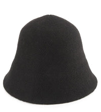 Knit Bucket Hat - Black