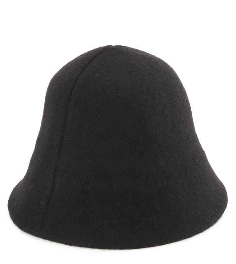 Knit Bucket Hat - Black