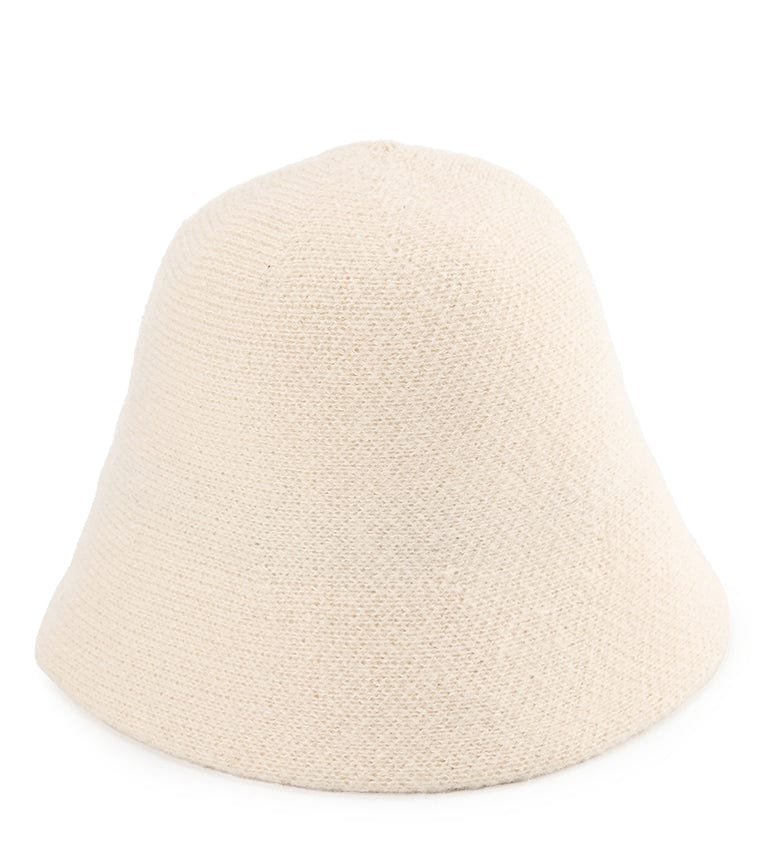 Knit Bucket Hat - Cream