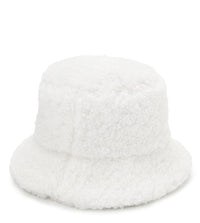 Fuzzy Bucket Hat - White