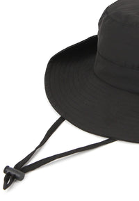 Softline Wide Brim Sun Hat - Black