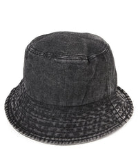Denim Bucket Hat - Black Denim