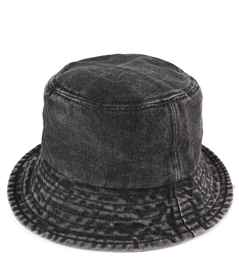 Denim Bucket Hat - Black Denim