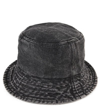 Denim Bucket Hat - Black Denim