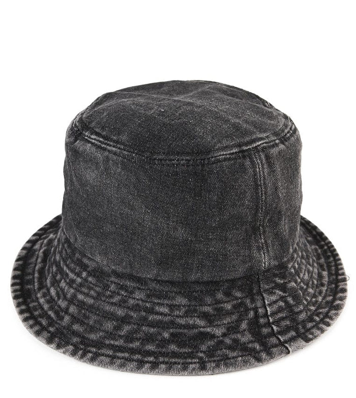 Denim Bucket Hat - Black Denim