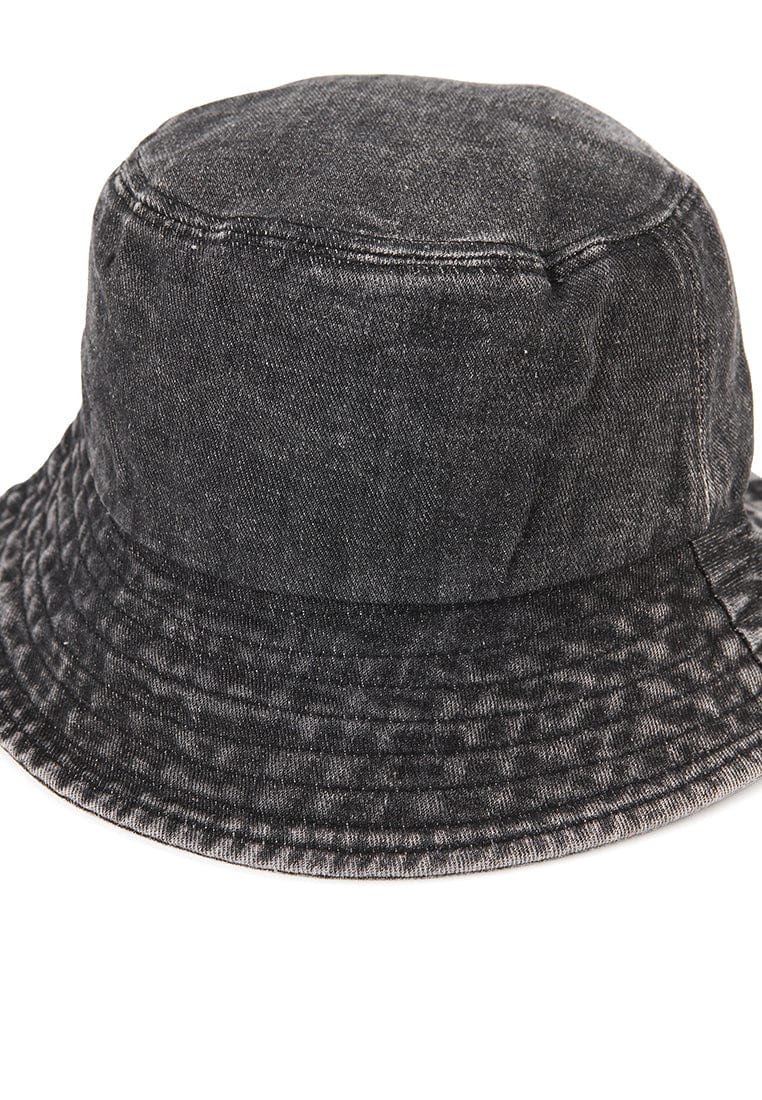 Denim Bucket Hat - Black Denim