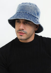Denim Bucket Hat - Dark Denim