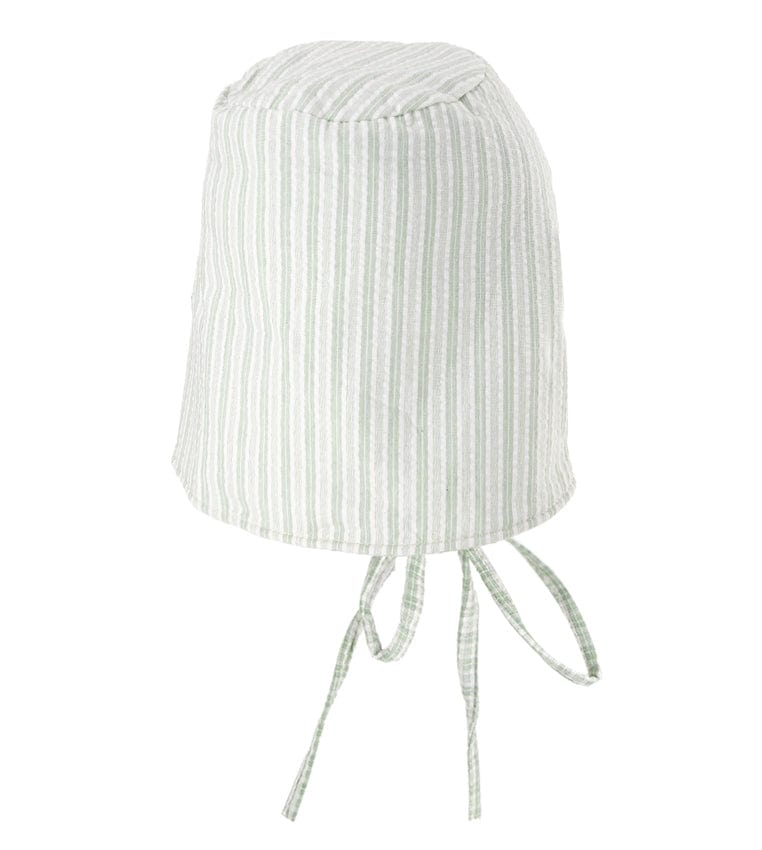 Plaid Strapback  Bucket Hat - Beige