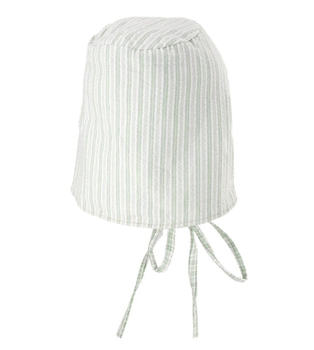 Plaid Strapback  Bucket Hat - Beige