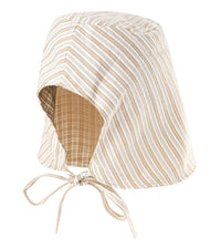 Plaid Strapback  Bucket Hat - Brown