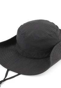 Breeze Wide Brim Sun Hat -  Black