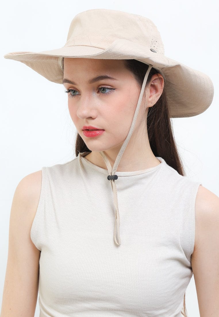 Breeze Wide Brim Sun Hat -  Cream