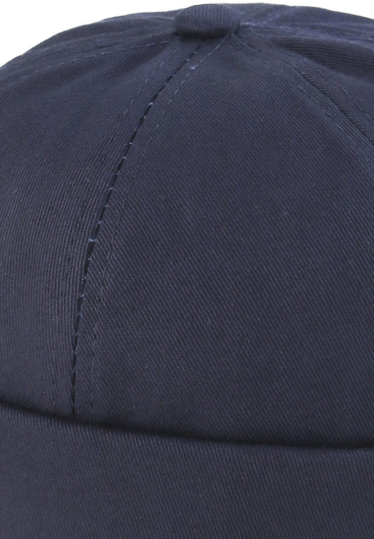 Cotton Brimless Baseball Cap - Navy