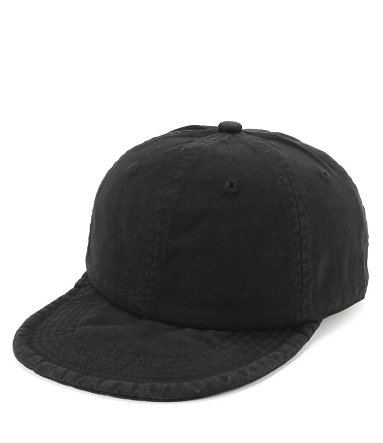 Stitched Brim Baseball Cap - Black