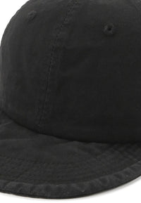 Stitched Brim Baseball Cap - Black