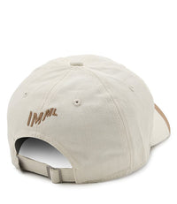 Listed Brim Baseball Cap - White