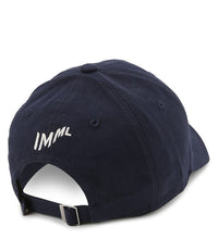 Listed Brim Baseball Cap - Navy