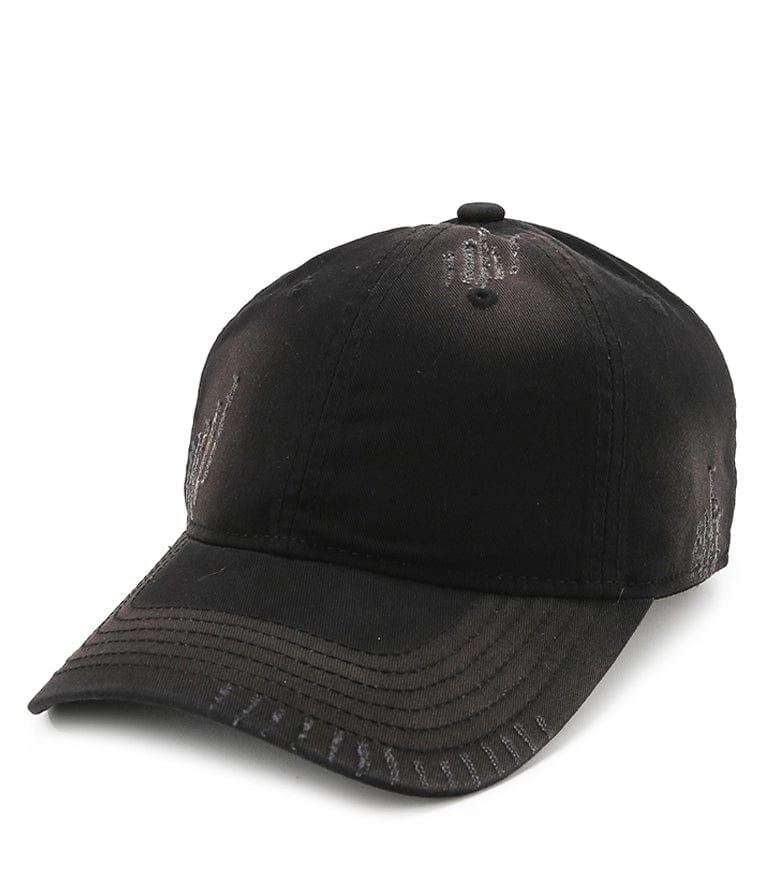 Stitches Baseball Cap - Black