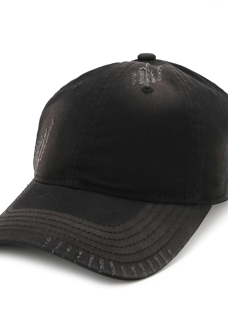 Stitches Baseball Cap - Black