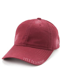 Stitches Baseball Cap - Maroon