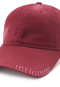 Stitches Baseball Cap - Maroon