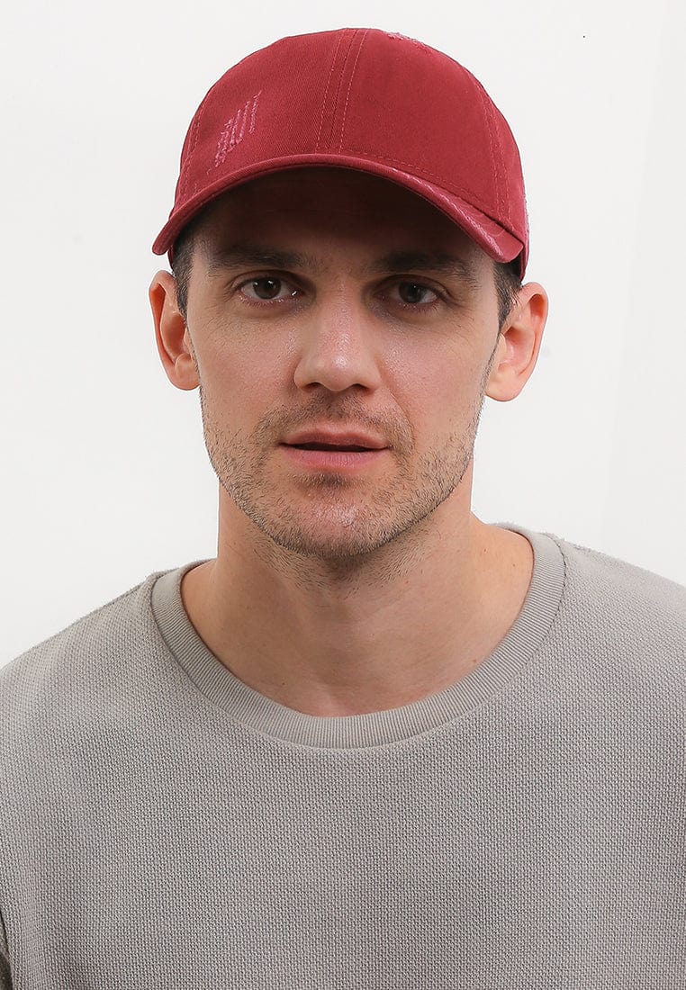 Stitches Baseball Cap - Maroon