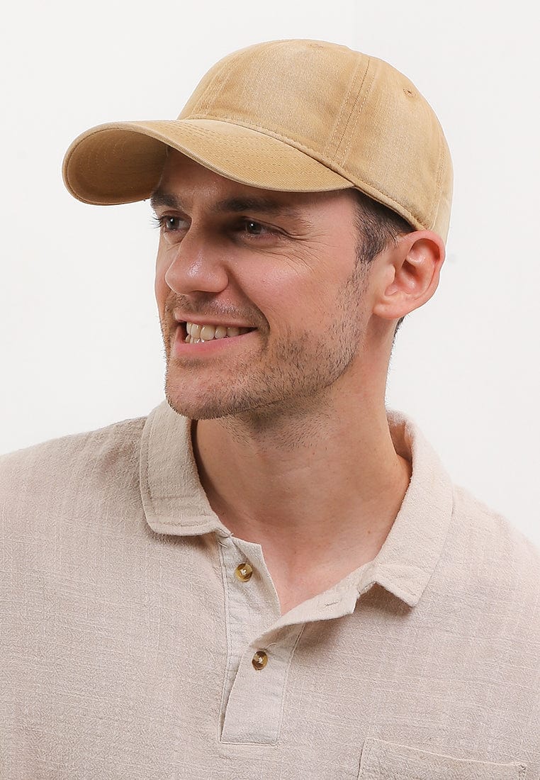 Faded Baseball Cap - Beige