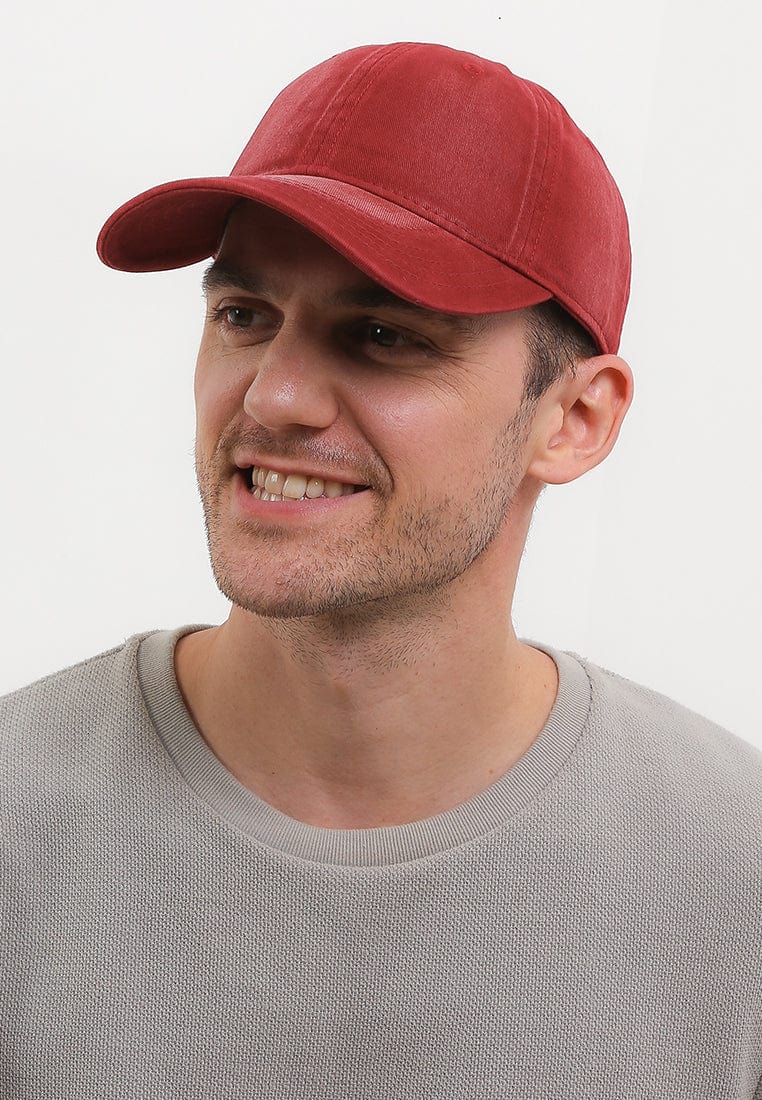 Faded Baseball Cap - Maroon