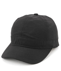 Short Brim Baseball Cap - Black