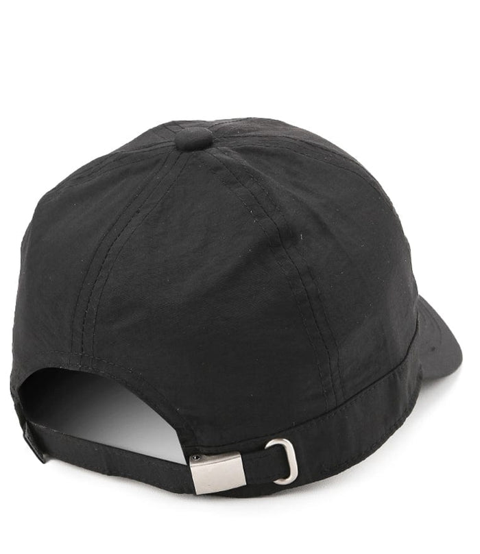 Short Brim Baseball Cap - Black