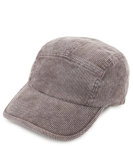 Corduroy Baseball Cap - Grey