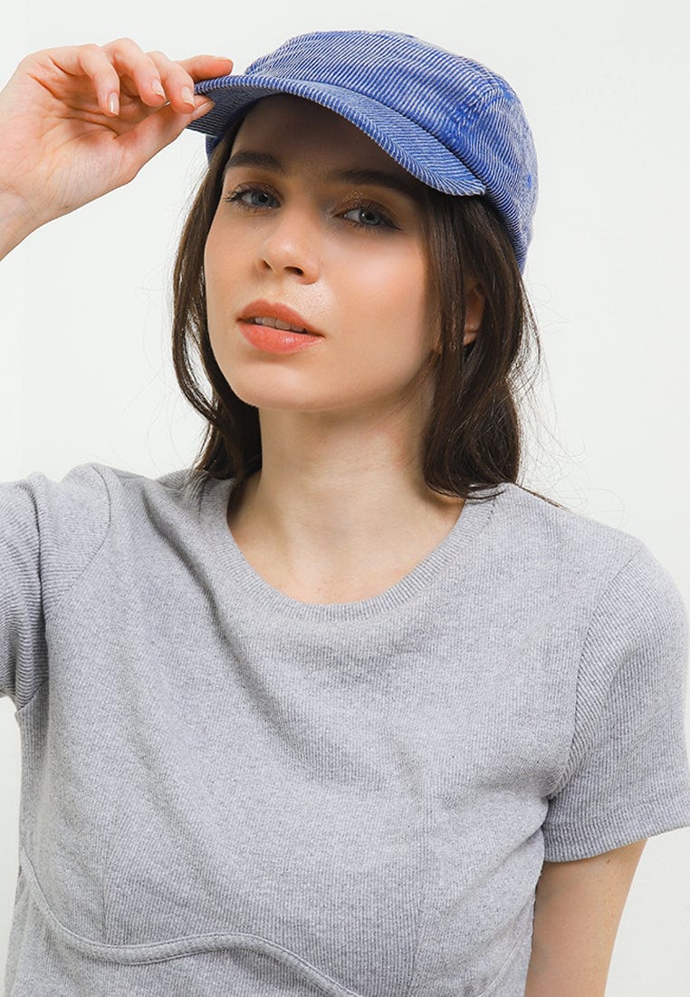 Corduroy Baseball Cap - Blue