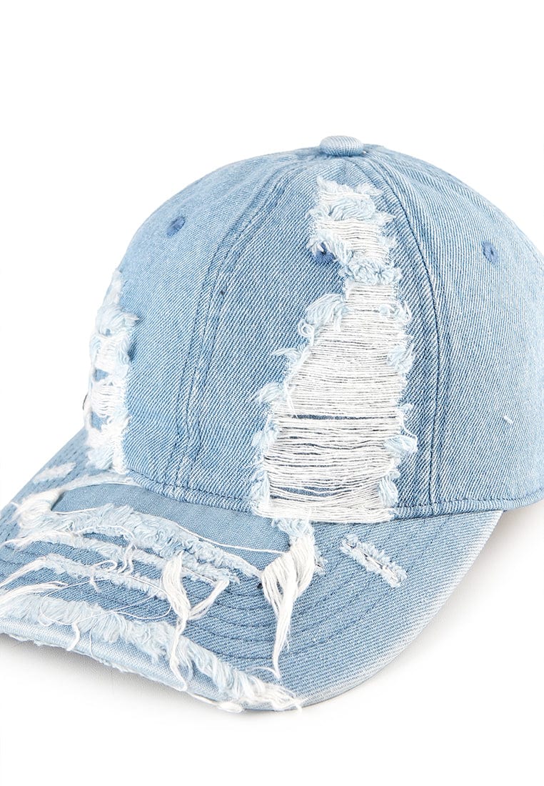 Rugged Denim Baseball Cap - Light Denim