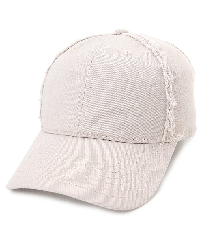 Edge Break Baseball Cap - Cream