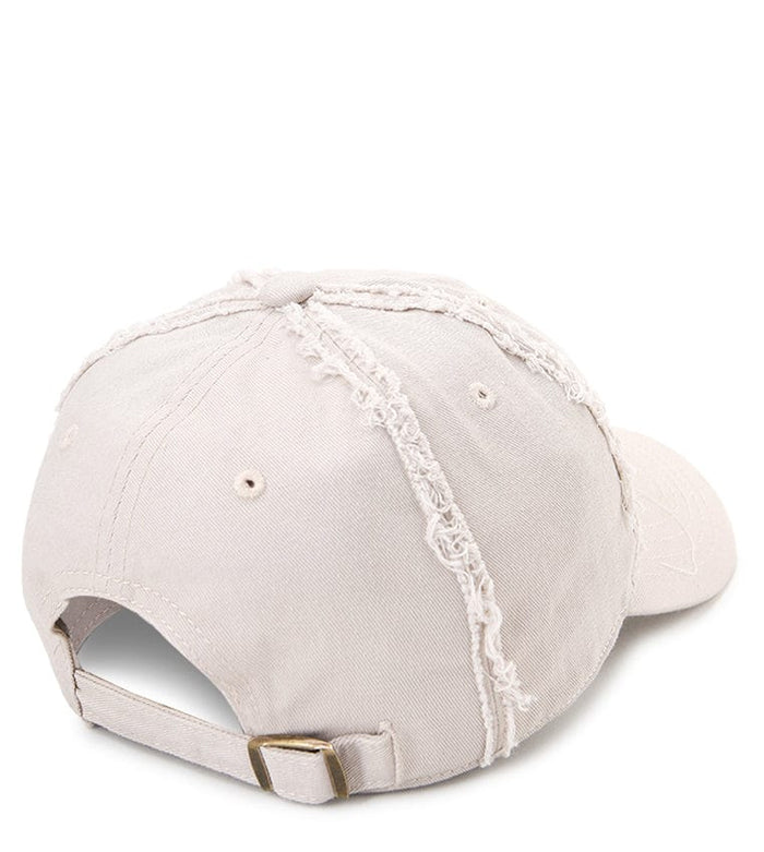 Edge Break Baseball Cap - Cream
