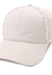 Edge Break Baseball Cap - Cream