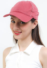 Edge Break Baseball Cap - Pink