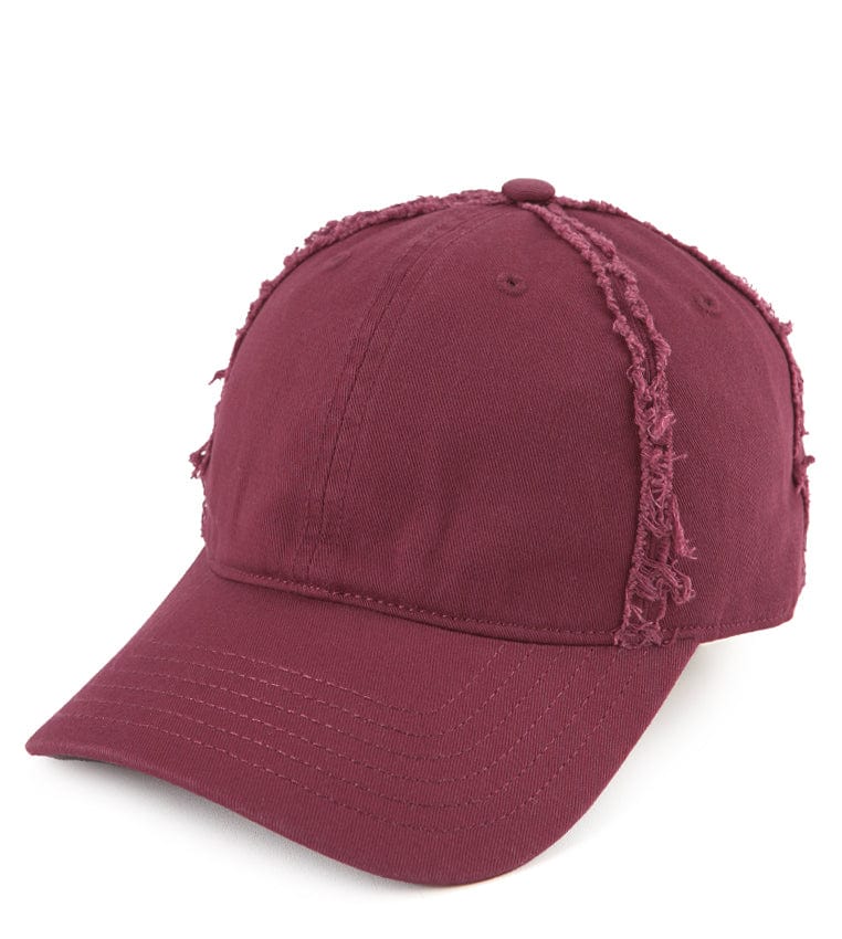 Edge Break Baseball Cap - Maroon