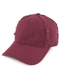 Edge Break Baseball Cap - Maroon