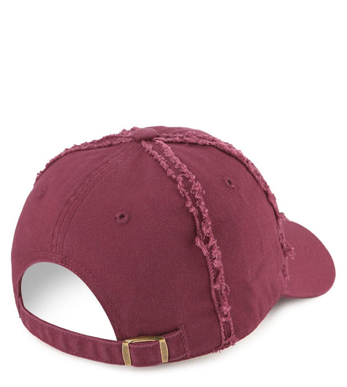 Edge Break Baseball Cap - Maroon