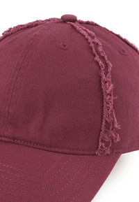 Edge Break Baseball Cap - Maroon