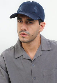 Raw Street Baseball Cap - Navy