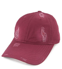 Raw Street Baseball Cap - Maroon