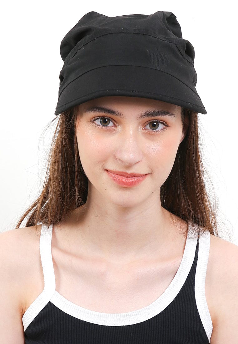 Short Brim Sun Hat - Black