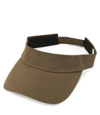 Poly Sun Visor Hat - Brown