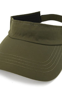 Poly Sun Visor Hat - Army