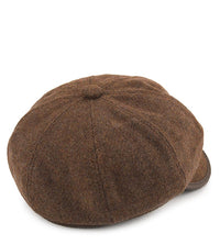 Canvas Newsboy Cap - Brown