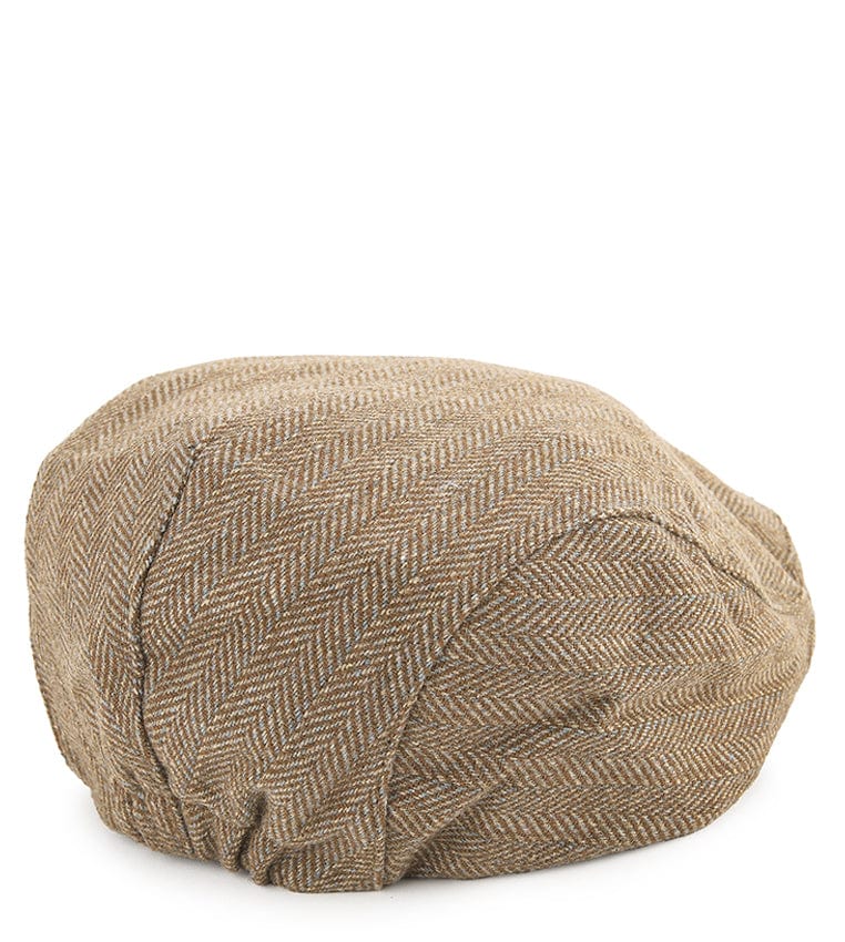 Herringbone Painter Hat - Brown