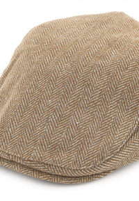 Herringbone Painter Hat - Brown