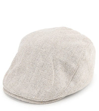 Herringbone Painter Hat - White